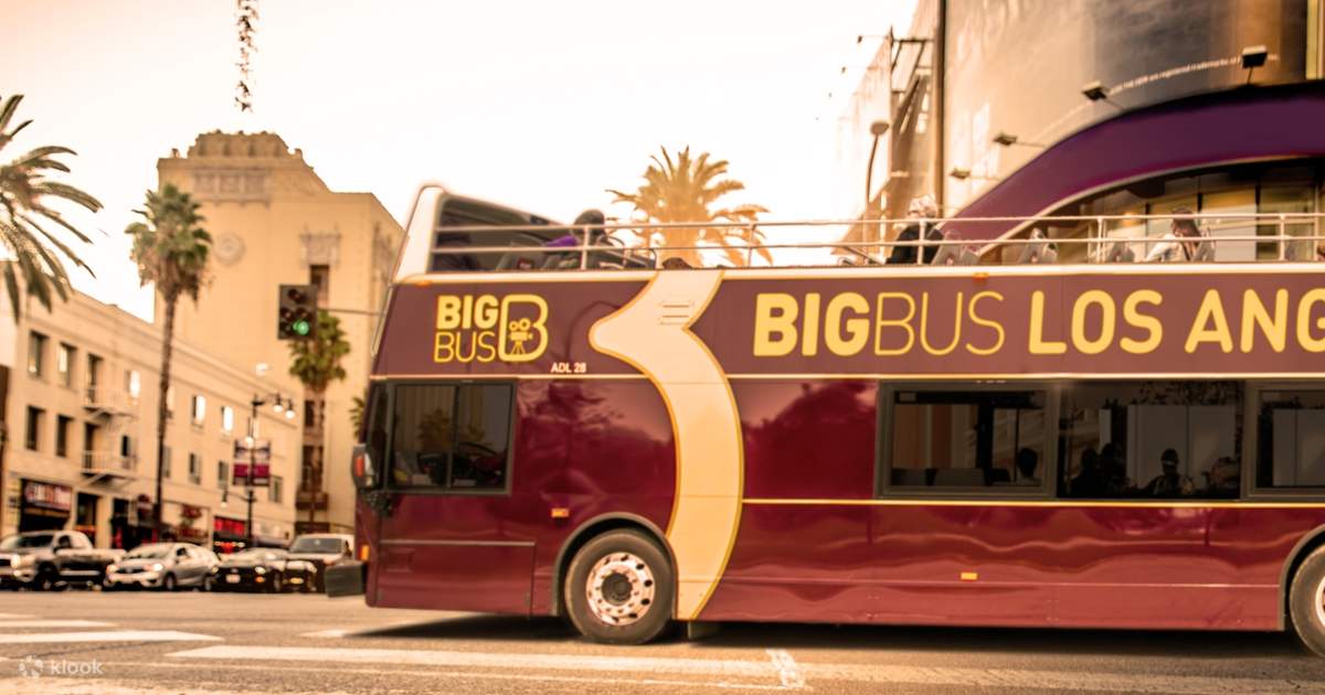 Los Angeles Big Bus HopOn HopOff Tours (OpenTop) Klook Singapore